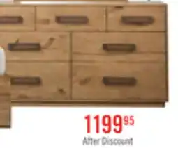 The Brick Scott Living Henri Bedroom 7-Drawer Dresser, 64W x 34H, Wood - Brown offer