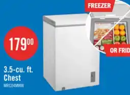 The Brick Midea 3.5 Cu. Ft. Convertible Chest Refrigerator-Freezer - MRC04M4CWW offer