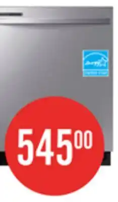 The Brick Samsung 24 53 dBA Built-In Top-Control Dishwasher with Hybrid Tub - DW80CG4021SRAA offer