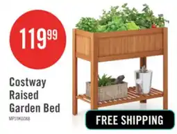 The Brick Costway Raised Garden Bed Elevated Planter Box Shelf Standing Garden Herb Garden Wood offer