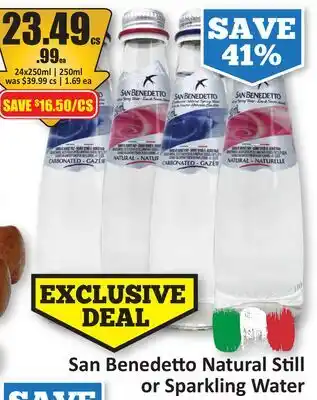 Starsky San Benedetto Natural Still or Sparkling Water offer
