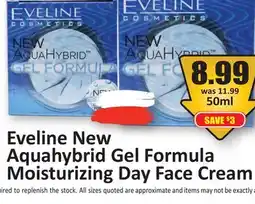 Starsky Eveline New Aquahybrid Gel Formula Moisturizing Day Face Cream offer