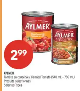 Pharmaprix AYLMER Canned Tomato offer