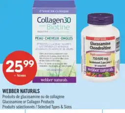 Pharmaprix WEBBER NATURALS Glucosamine or Collagen Products offer