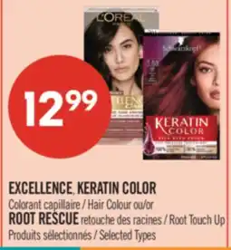 Pharmaprix EXCELLENCE, KERATIN COLOR Hair Colour or ROOT RESCUE Root Touch Up offer