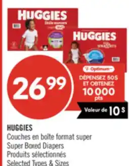 Pharmaprix HUGGIES Couches Super Boxed Diapers offer