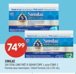 Pharmaprix SIMILAC 360 TOTAL CARE or ÉTAPE 2 Infant Formula (16 x 235 mL) offer