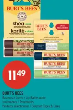 Pharmaprix BURT'S BEES Lip Balms or Treatments offer