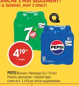 Pharmaprix PEPSI Beverages (6 x 710 mL) offer