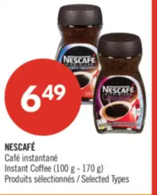 Pharmaprix NESCAFÉ Instant Coffee offer
