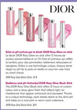 Pharmaprix DIOR Rosy Glow Blush Stick offer