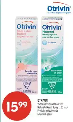 Pharmaprix OTRIVIN Naturals Nasal Spray offer