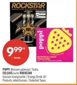 Pharmaprix POPPI SODA CELSIUS ROCKSTAR ENERGY DRINK (4) offer