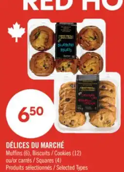 Pharmaprix DÉLICES DU MARCHÉ Muffins 6, Biscuits, Cookies 12 or Squares 4 offer