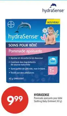Pharmaprix HYDRASENSE Soothing Baby Ointment offer