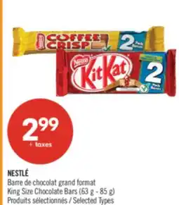 Pharmaprix NESTLÉ King Size Chocolate Bars offer