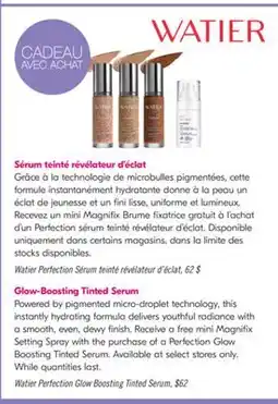 Pharmaprix Watier Perfection Glow Boosting Tinted Serum offer
