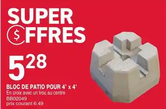Matério BLOC DE PATIO POUR 4 x 4 offer