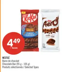 Pharmaprix NESTLÉ Chocolate Bar offer