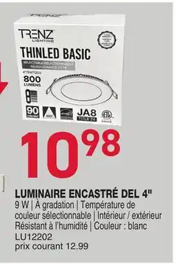 Matério LUMINAIRE ENCASTRÉ DEL 4 offer