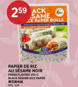 Kim Phat FRESH FLAVORS BLACK SESAME RICE PAPER offer
