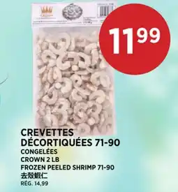 Kim Phat CROWN FROZEN PEELED SHRIMP 71-90 offer