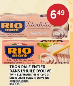 Kim Phat TWIN ELEPHANTS SOLID LIGHT TUNA IN OLIVE OIL offer