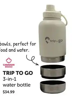 Mondou TRIP TO GO 3-in-1 water bottle offer