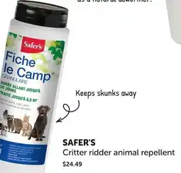 Mondou SAFER'S Critter ridder animal repellent offer