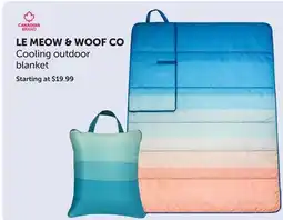 Mondou LE MEOW & WOOF CO Cooling outdoor blanket offer