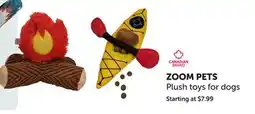 Mondou ZOOM PETS Plush toys for dogs offer