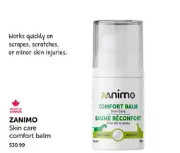 Mondou ZANIMO Skin care comfort balm offer
