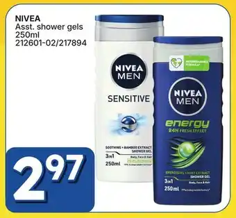 Rossy NIVEA Asst. shower gels offer