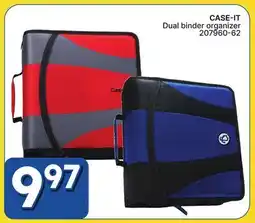 Rossy CASE-IT Dual binder organizer offer