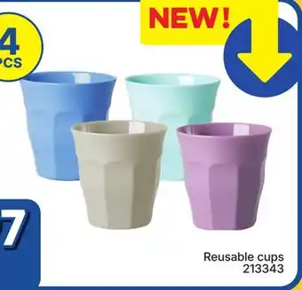 Rossy Reusable cups offer