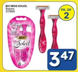 Rossy BIC MISS SOLEIL Razors offer