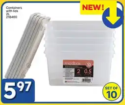 Rossy Containers with lids offer