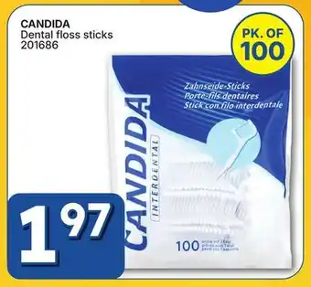 Rossy CANDIDA Dental floss sticks offer