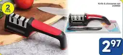 Rossy Knife & sharpener set offer