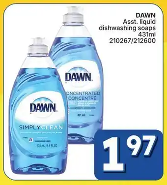 Rossy DAWN Asst. liquid dishwashing soaps offer