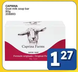 Rossy CAPRINA Goat milk soap bar offer