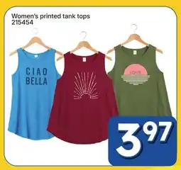 Rossy Women's printed tank tops offer