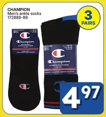 Rossy CHAMPION Men's ankle socks offer