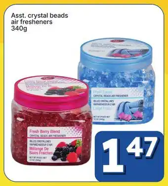 Rossy Asst. crystal beads air fresheners offer