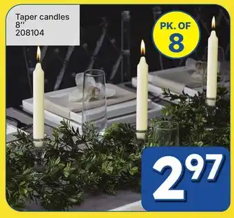 Rossy Taper candles offer