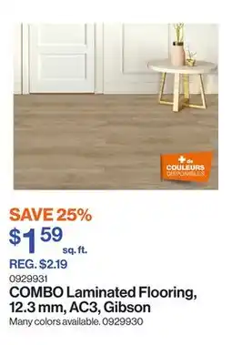 Patrick Morin COMBO Laminated Flooring, 12.3 mm, AC3, Gibson offer