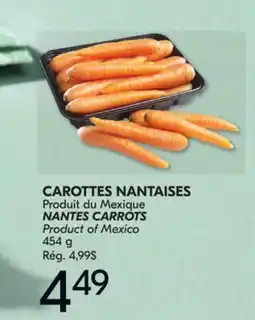 IGA NANTES CARROTS offer