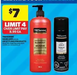 Real Canadian Superstore TRESemmé Haircare or Styling Products offer