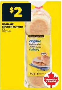 Real Canadian Superstore NO NAME ENGLISH MUFFINS offer