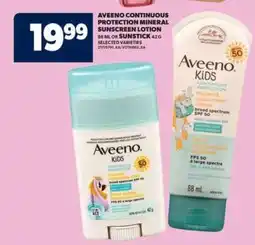 Real Canadian Superstore Aveeno Continuous Protection Mineral Sunscreen offer